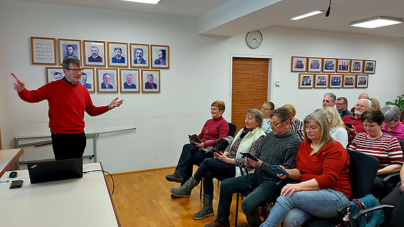 Laurenz als Smartphone Trainer 